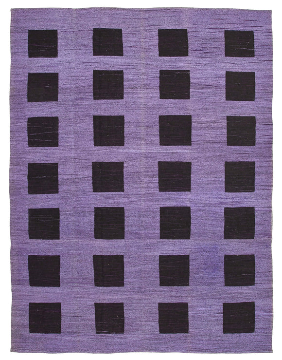 10x14 Purple Contemporary Area Rug - 22857