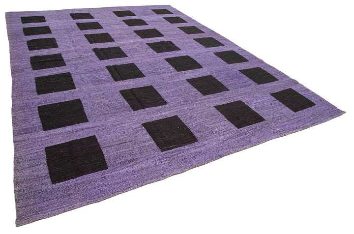 10x14 Purple Contemporary Area Rug - 22857