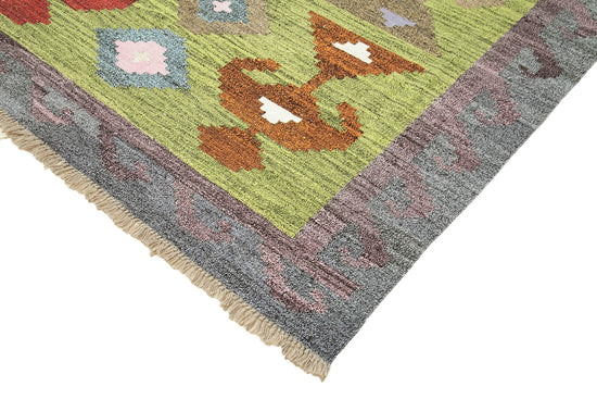 10x14 Green Contemporary Area Rug - 22858