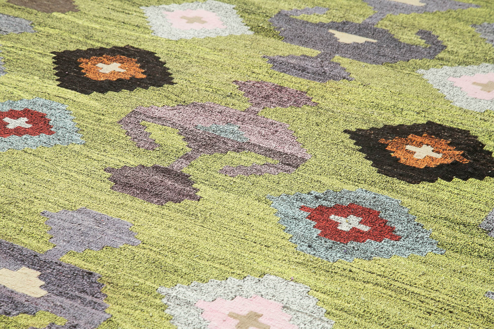 10x14 Green Contemporary Area Rug - 22858