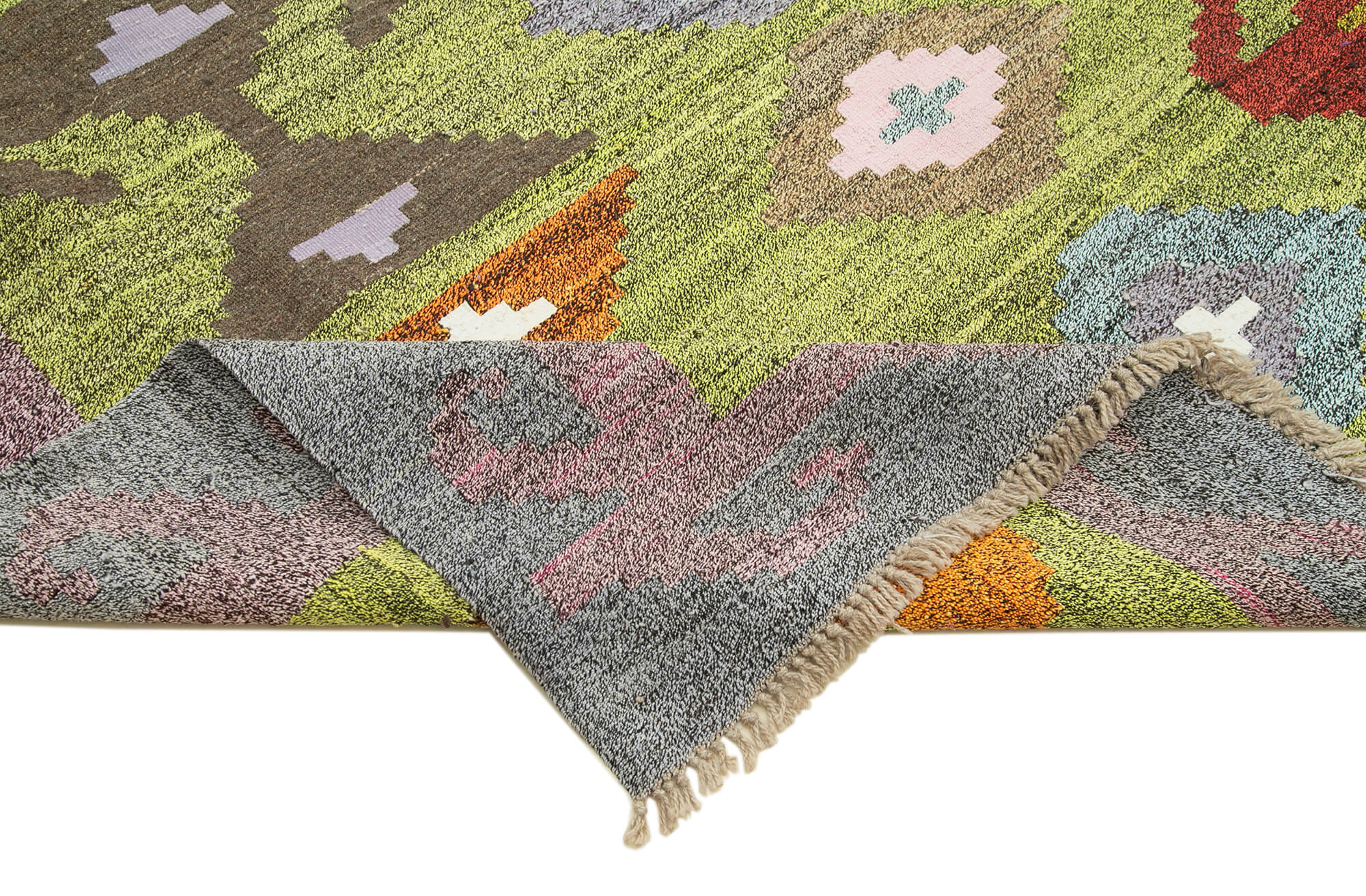 10x14 Green Contemporary Area Rug - 22858
