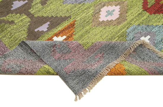 10x14 Green Contemporary Area Rug - 22858