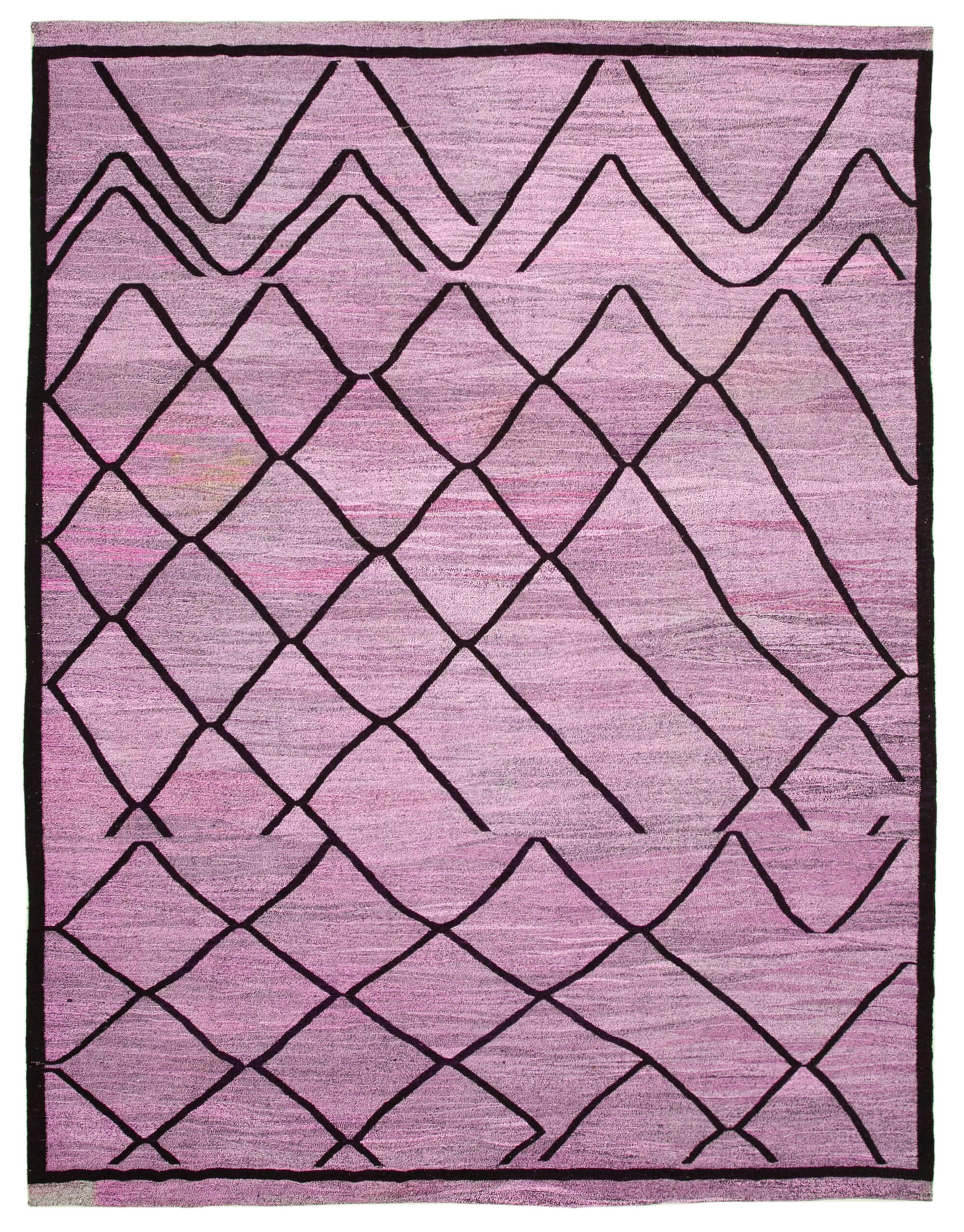 10x14 Purple Contemporary Area Rug - 22863