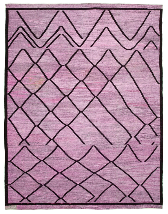 10x14 Purple Contemporary Area Rug - 22863