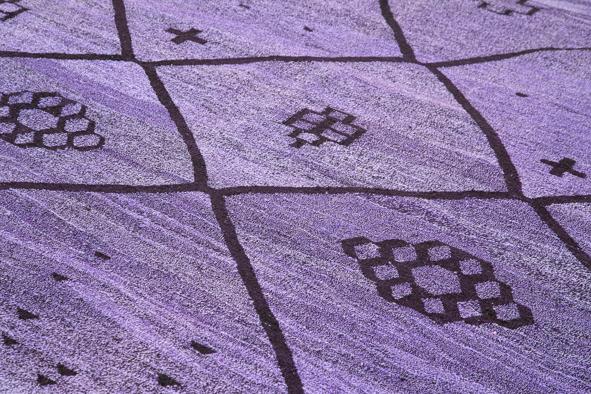 10x14 Purple Contemporary Area Rug - 22865