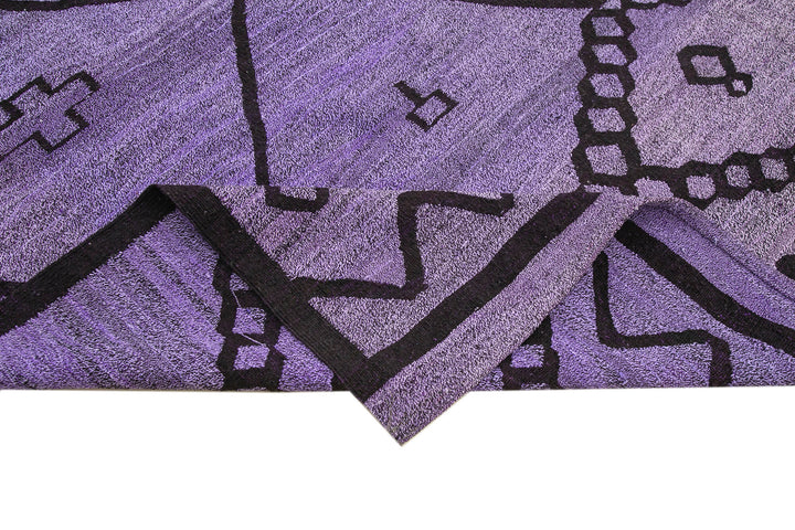 10x14 Purple Contemporary Area Rug - 22865
