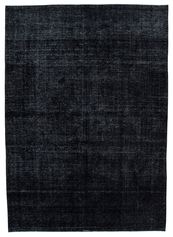9x12 Black Overdyed Large Area Rug - 22875