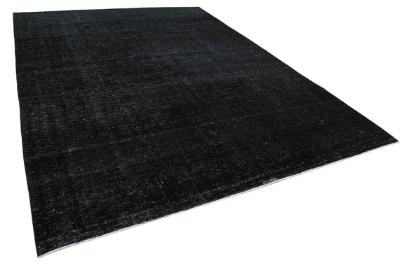 9x12 Black Overdyed Large Area Rug - 22875