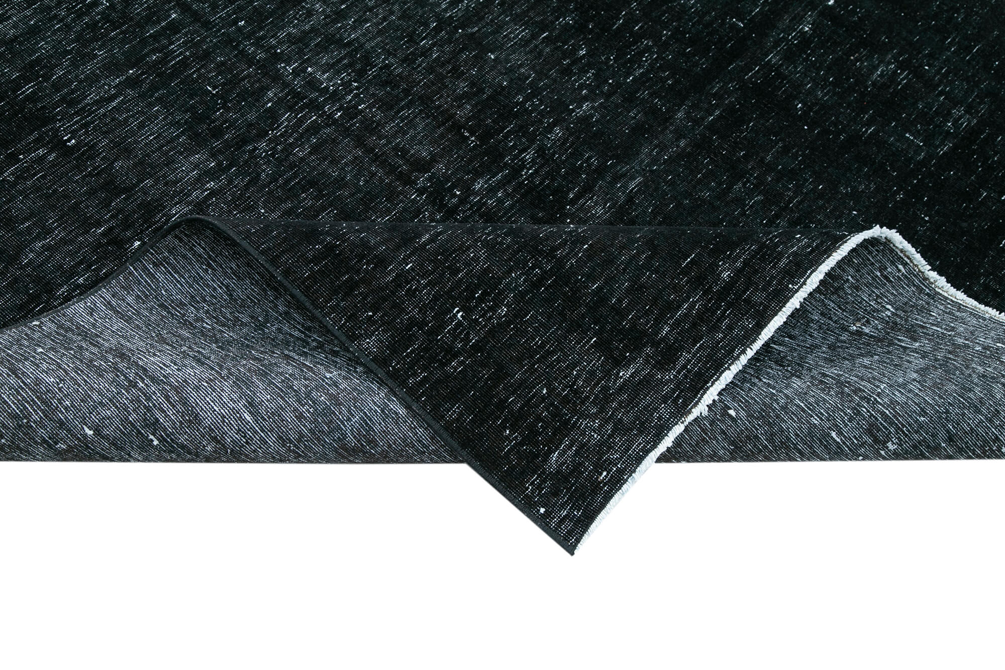 9x12 Black Overdyed Large Area Rug - 22875