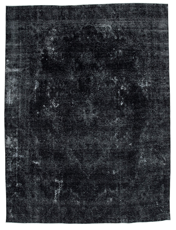 10x13 Black Overdyed Large Area Rug - 22882