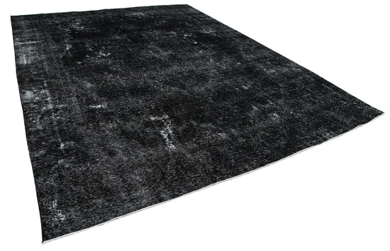 10x13 Black Overdyed Large Area Rug - 22882