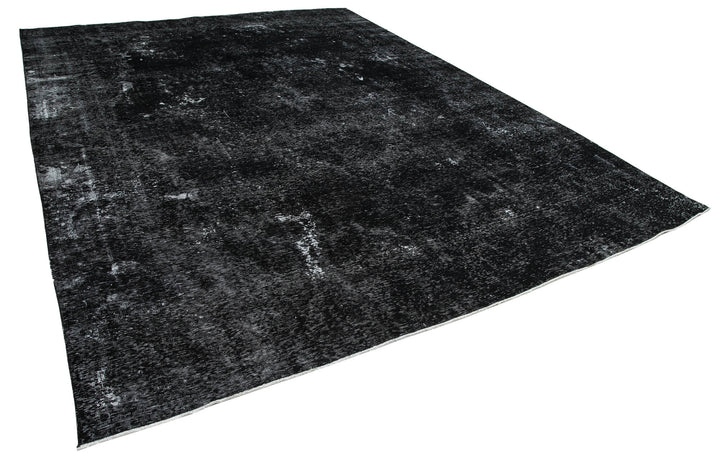 10x13 Black Overdyed Large Area Rug - 22882