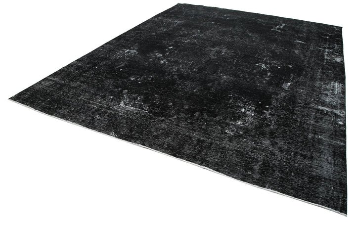10x13 Black Overdyed Large Area Rug - 22882