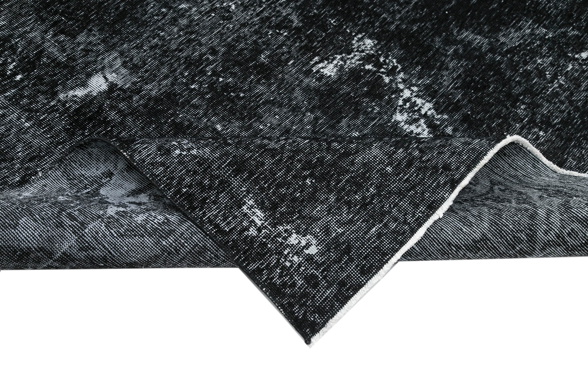 10x13 Black Overdyed Large Area Rug - 22882