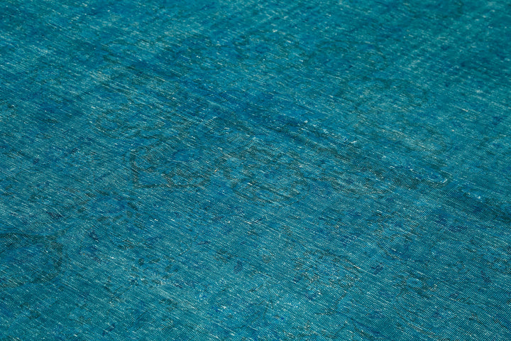 10x13 Blue Overdyed Large Area Rug - 22887
