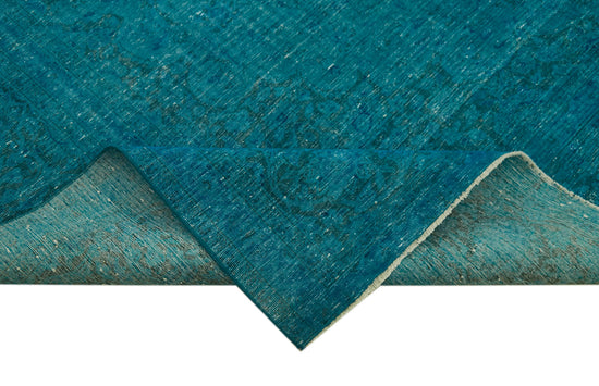 10x13 Blue Overdyed Large Area Rug - 22887