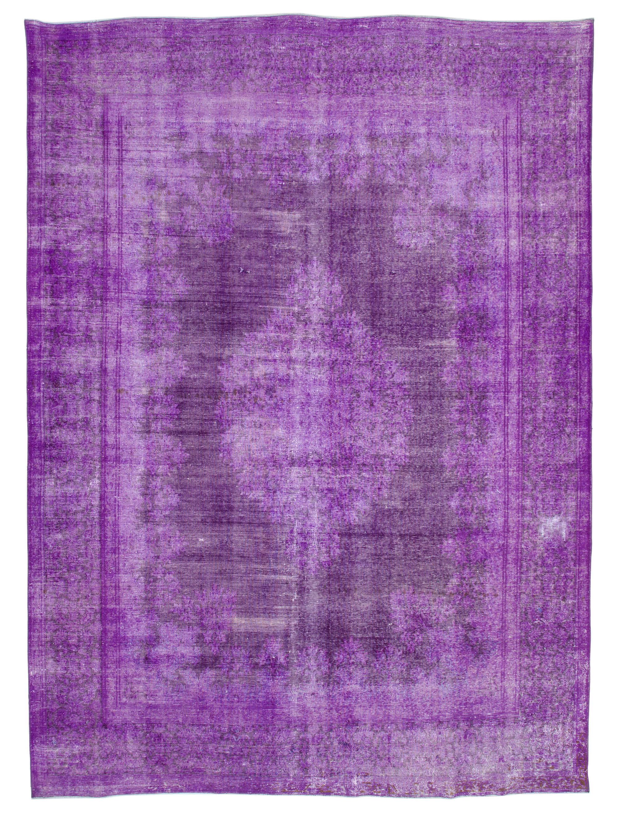 10x13 Purple Overdyed Large Area Rug - 22931