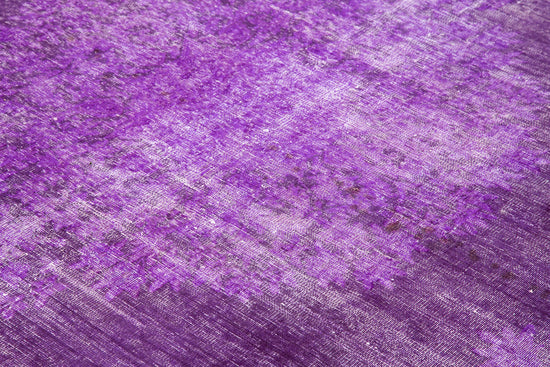 10x13 Purple Overdyed Large Area Rug - 22931