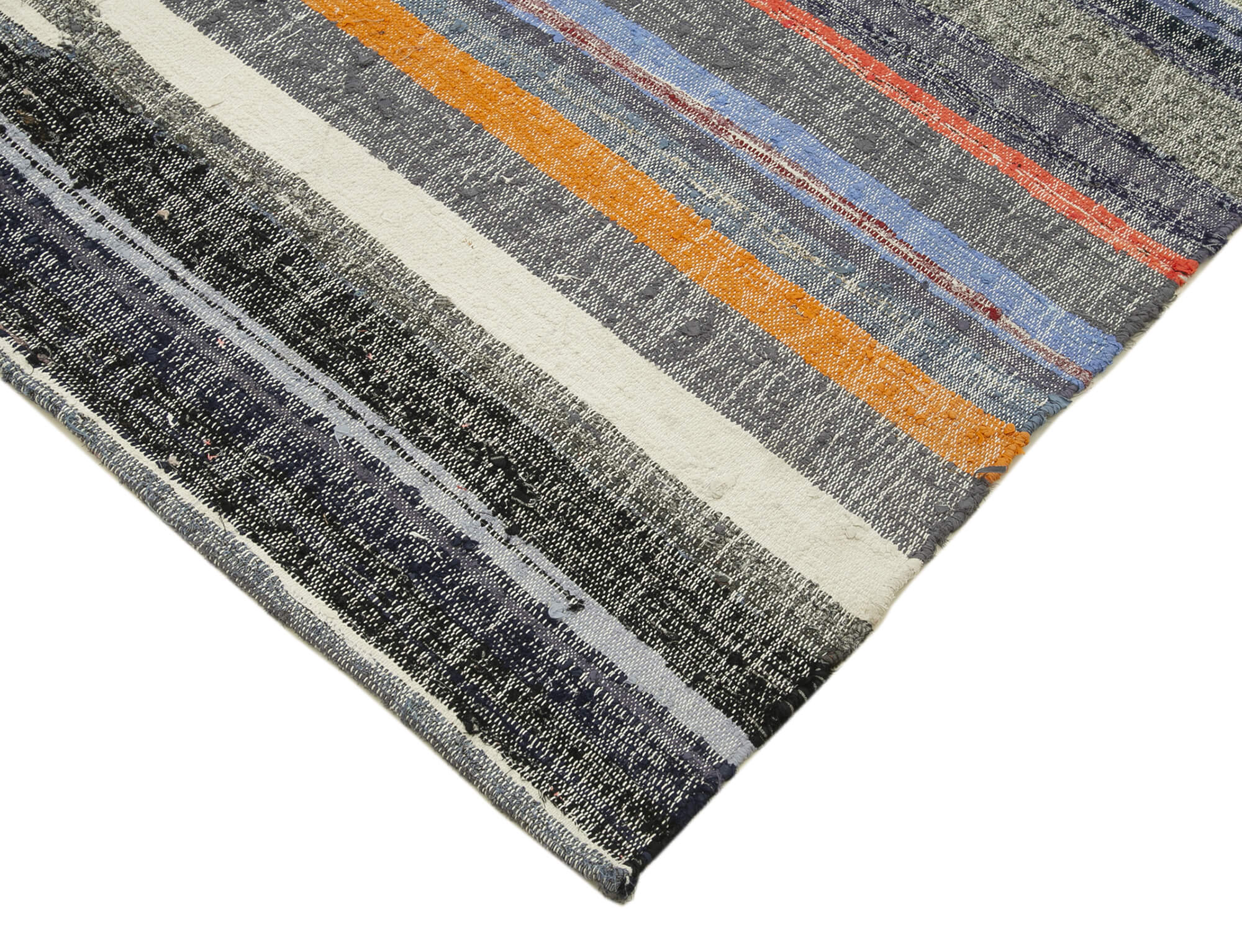 6x10 Grey Anatolian Kilim Rug - 23028
