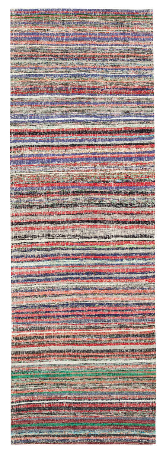 4x11 Multicolor Oriental Kilim Runner Rug - 23030