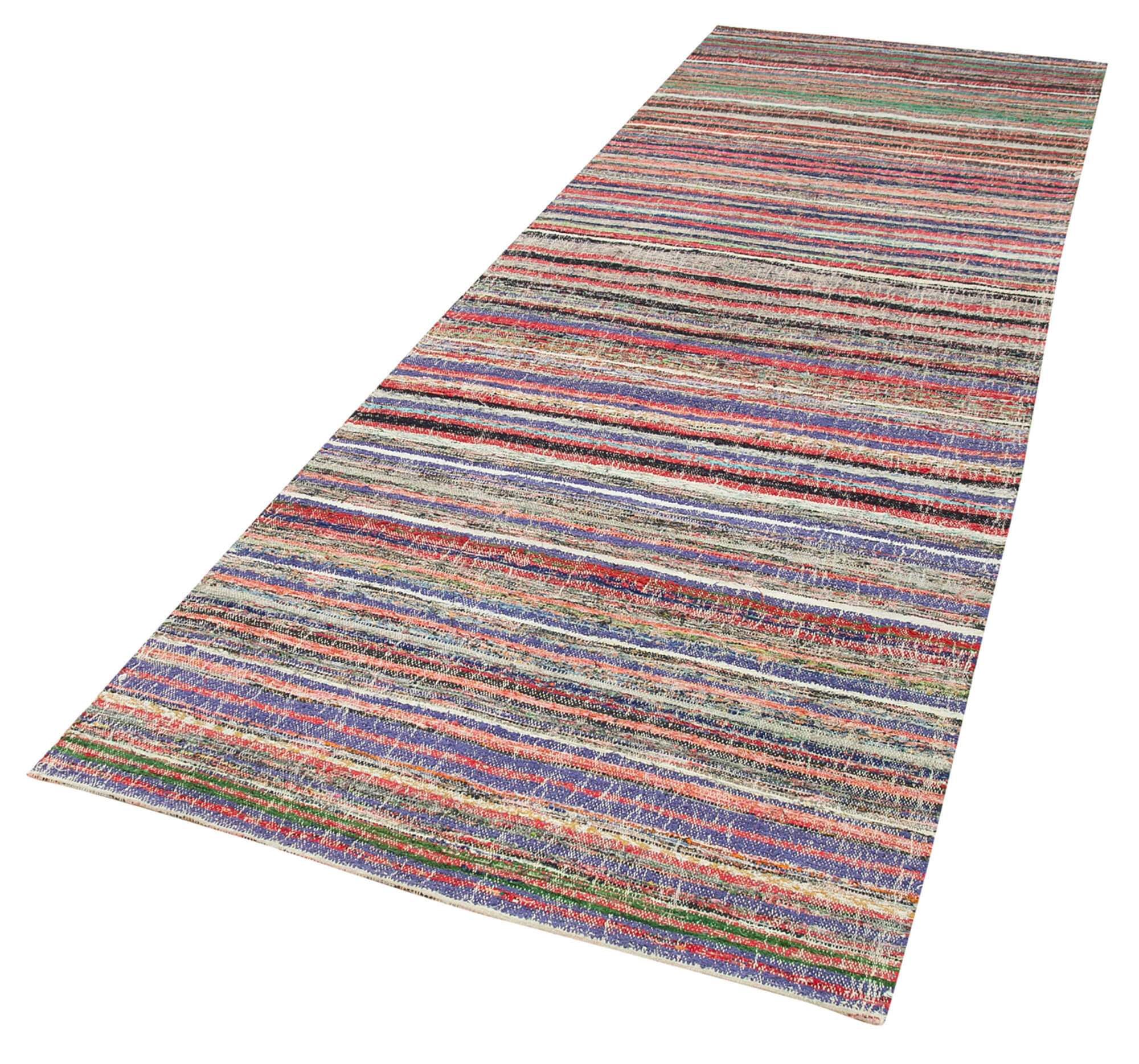 4x11 Multicolor Oriental Kilim Runner Rug - 23030