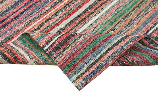 4x11 Multicolor Oriental Kilim Runner Rug - 23030