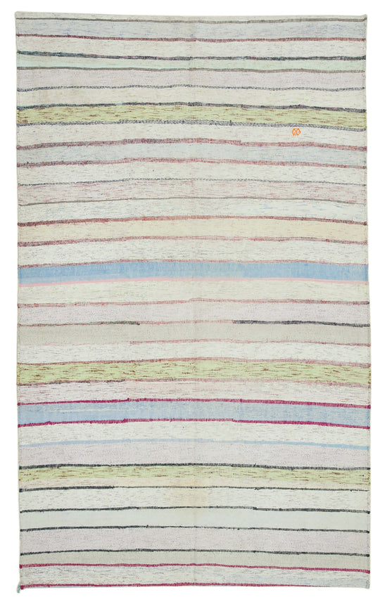 6x10 Multicolor Anatolian Kilim Rug - 23033