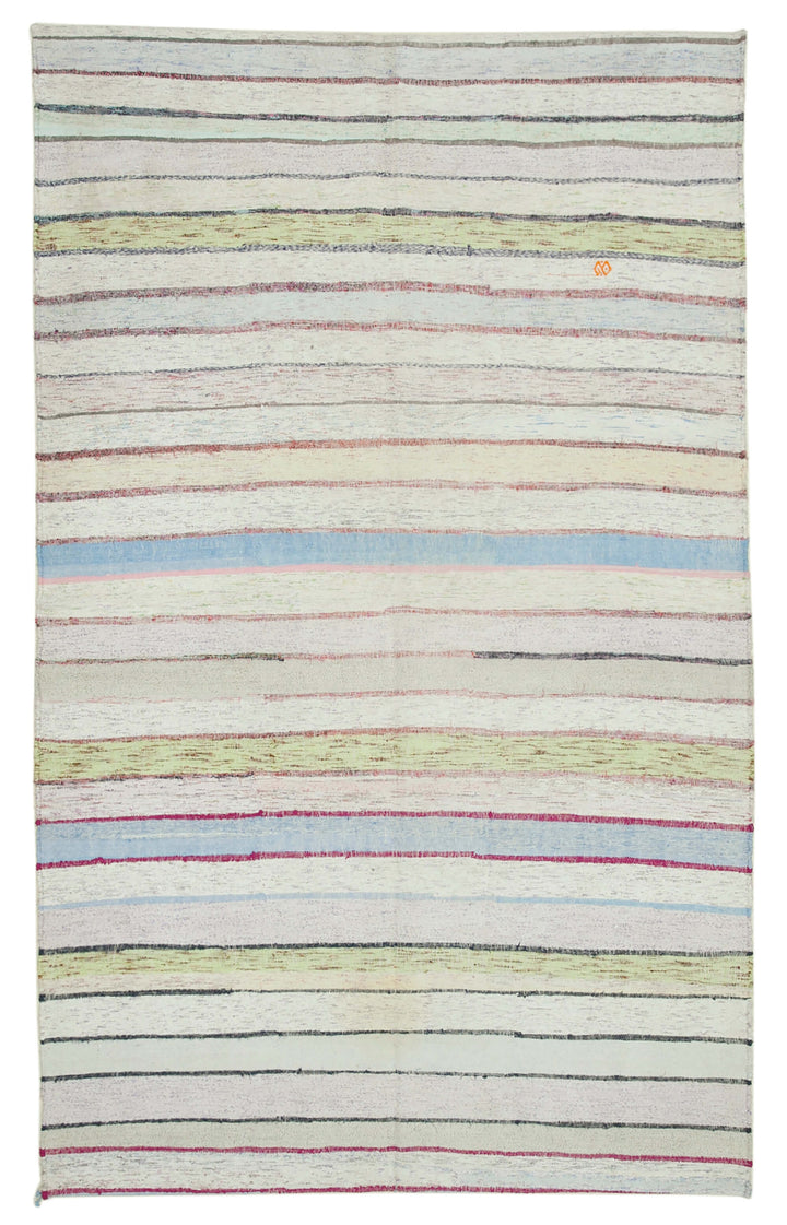 6x10 Multicolor Anatolian Kilim Rug - 23033