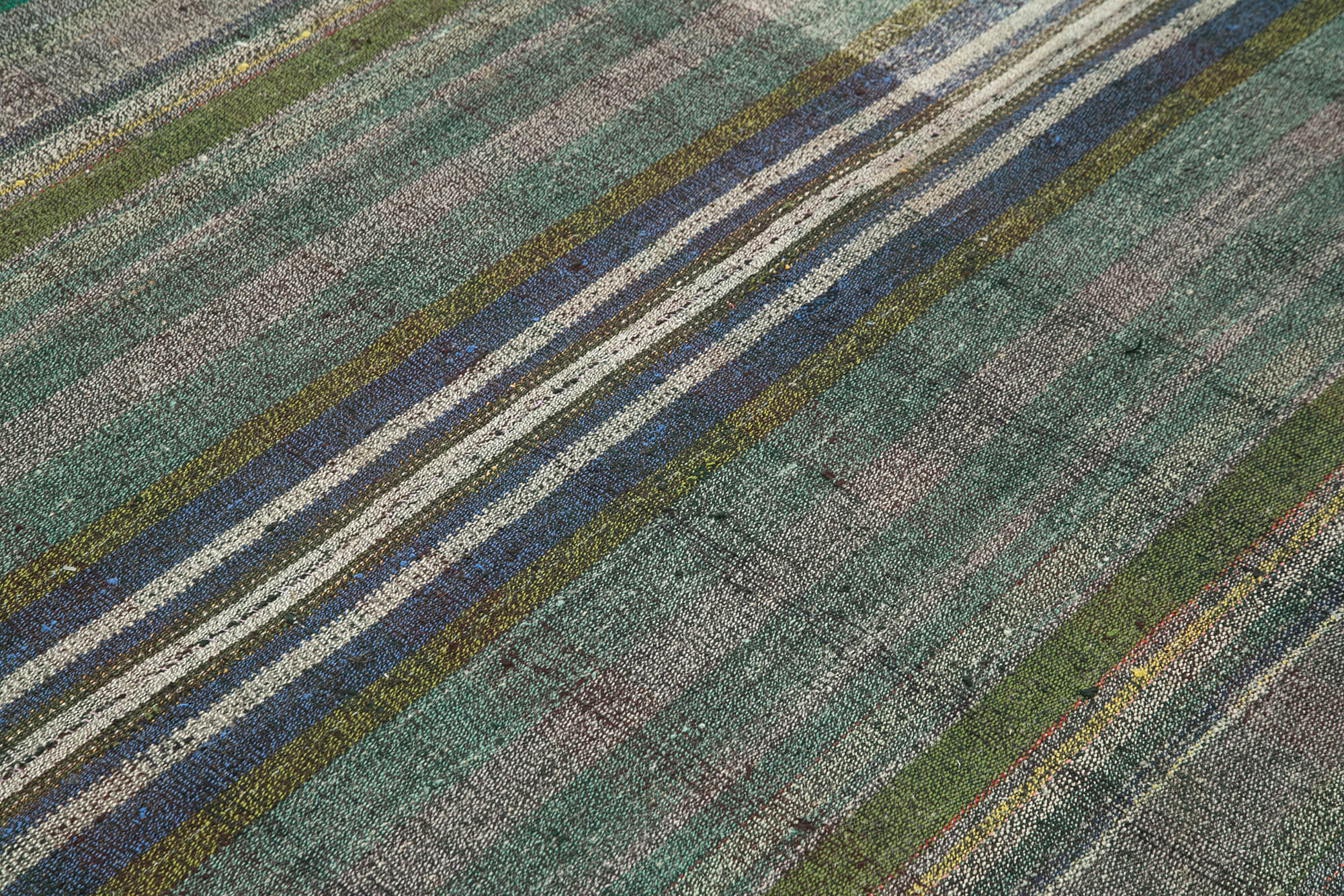 6x9 Grey Anatolian Kilim Rug - 23038