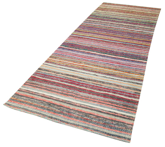 4x11 Multicolor Oriental Kilim Runner Rug - 23058
