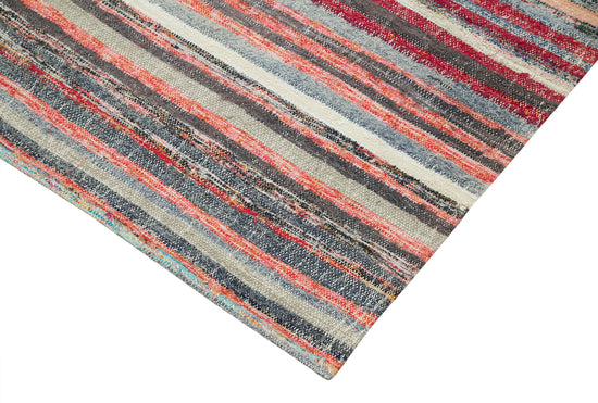 4x11 Multicolor Oriental Kilim Runner Rug - 23058