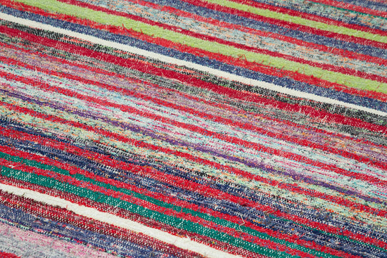 4x11 Multicolor Oriental Kilim Runner Rug - 23058