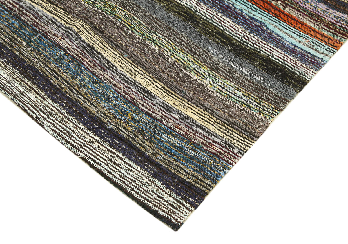 5x12 Grey Oriental Kilim Runner Rug - 23067