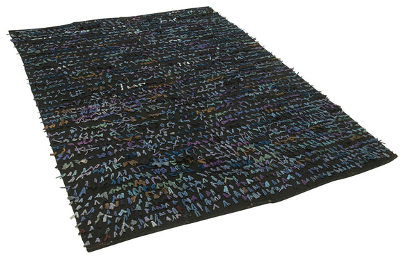 5x7 Blue Oriental Kilim Rug - 23483