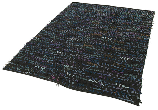 5x7 Blue Oriental Kilim Rug - 23483