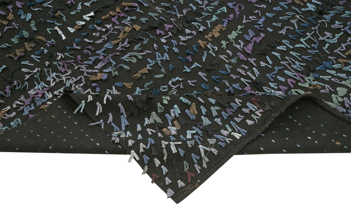 5x7 Blue Oriental Kilim Rug - 23483