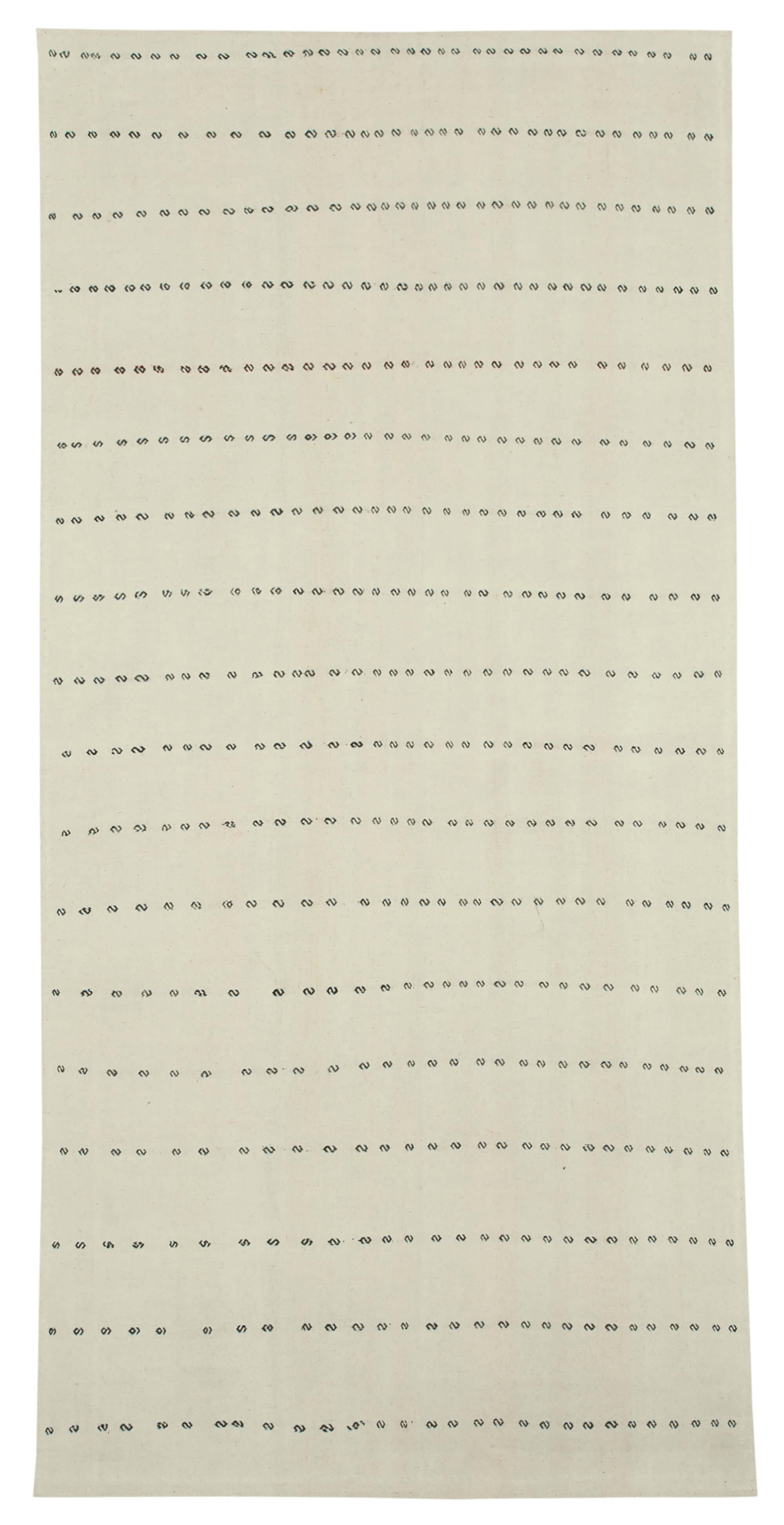 4x10 White Oriental Kilim Rug - 23484