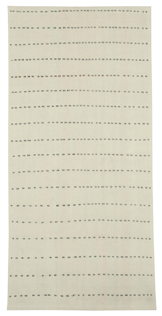 4x10 White Oriental Kilim Rug - 23484