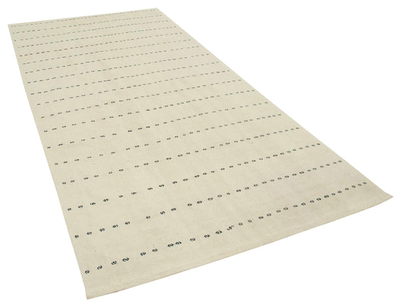 4x10 White Oriental Kilim Rug - 23484