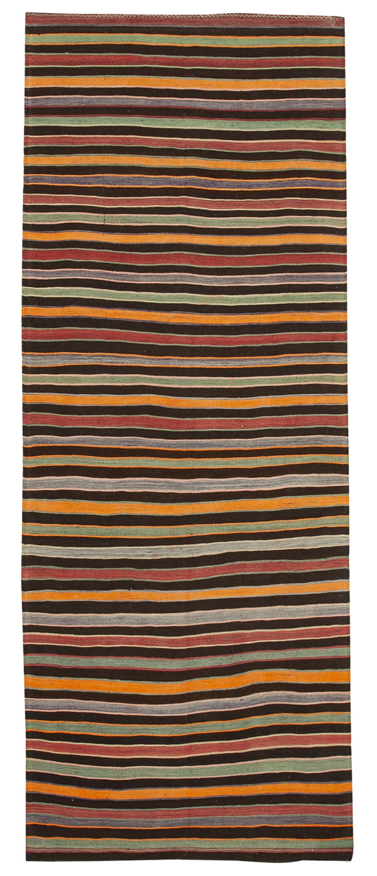 4x11 Multicolor Oriental Kilim Runner Rug - 23509
