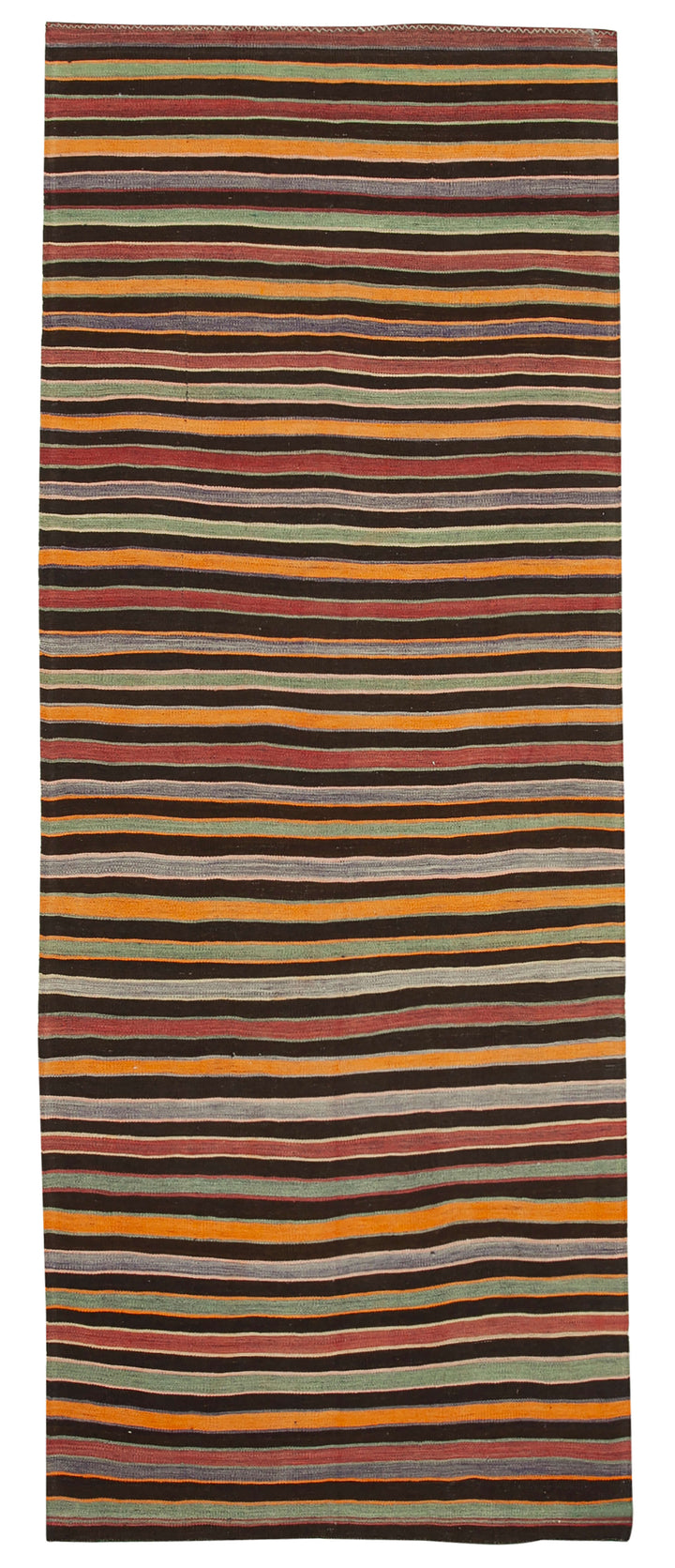 4x11 Multicolor Oriental Kilim Runner Rug - 23509