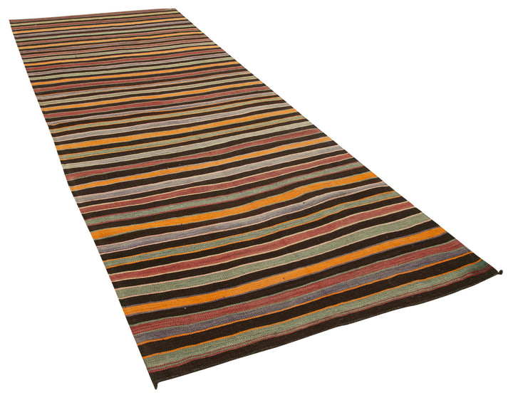 4x11 Multicolor Oriental Kilim Runner Rug - 23509