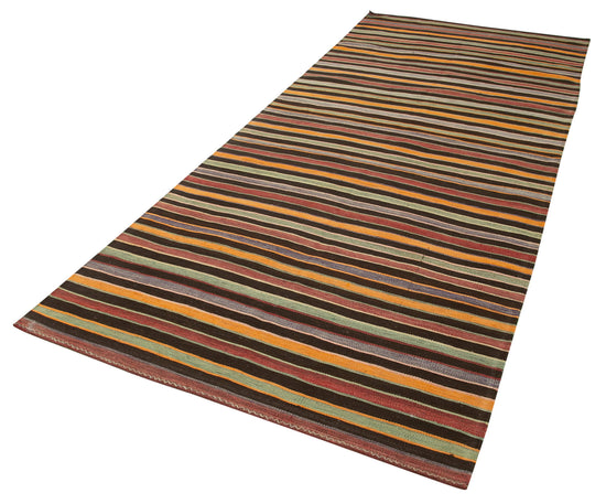 4x11 Multicolor Oriental Kilim Runner Rug - 23509