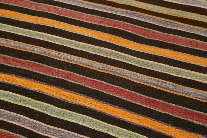 4x11 Multicolor Oriental Kilim Runner Rug - 23509