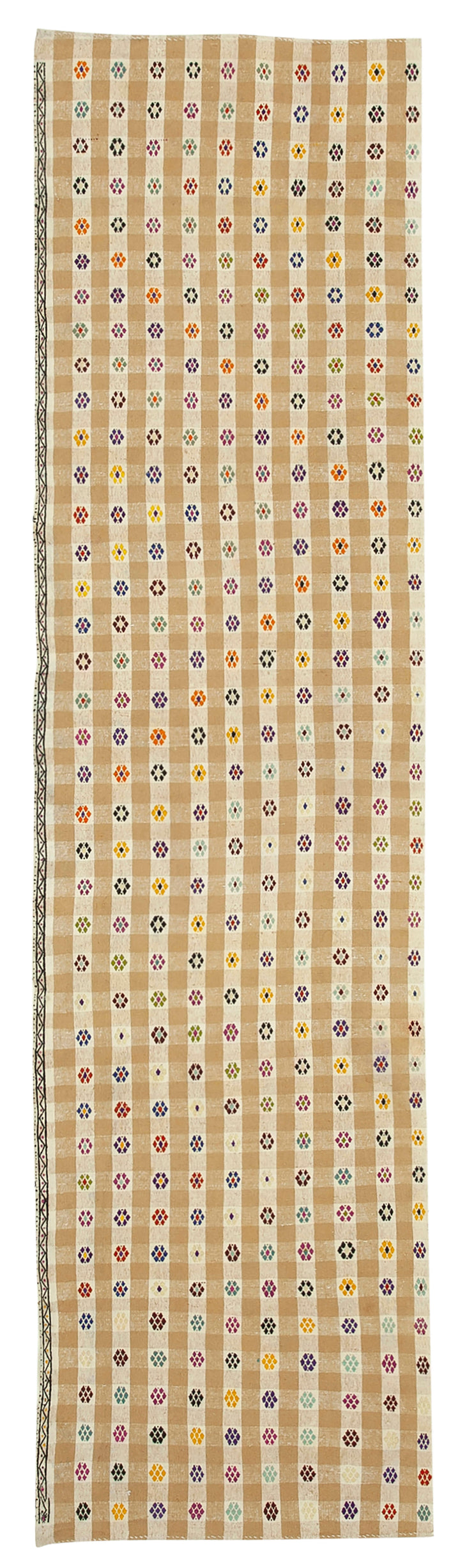 3x12 Yellow Oriental Kilim Runner Rug - 23523