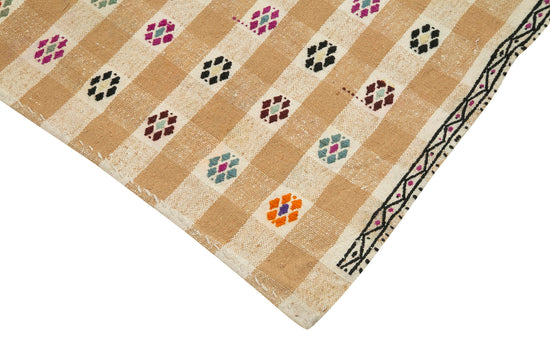 3x12 Yellow Oriental Kilim Runner Rug - 23523