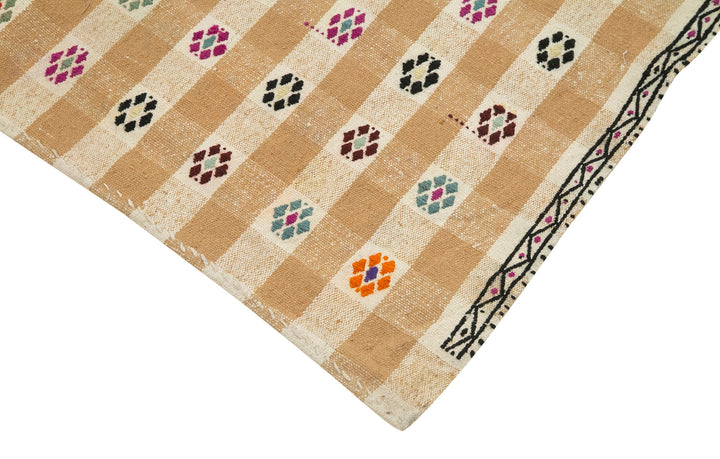 3x12 Yellow Oriental Kilim Runner Rug - 23523