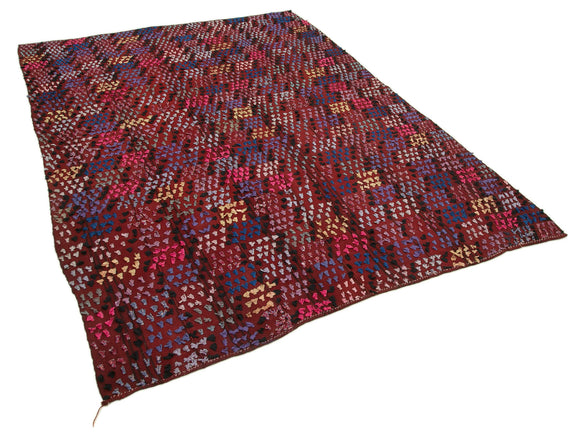 6x8 Purple Oriental Kilim Rug - 23531