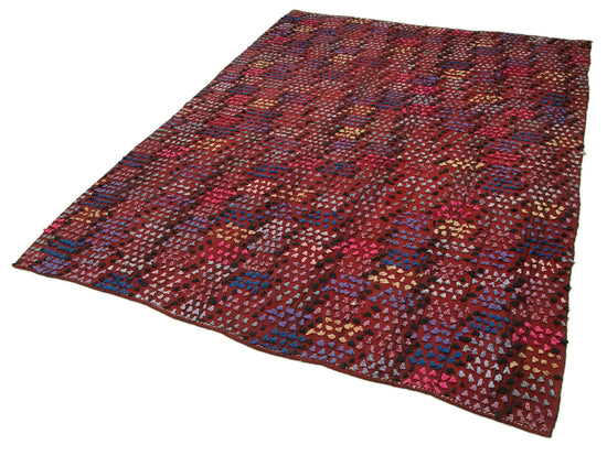 6x8 Purple Oriental Kilim Rug - 23531