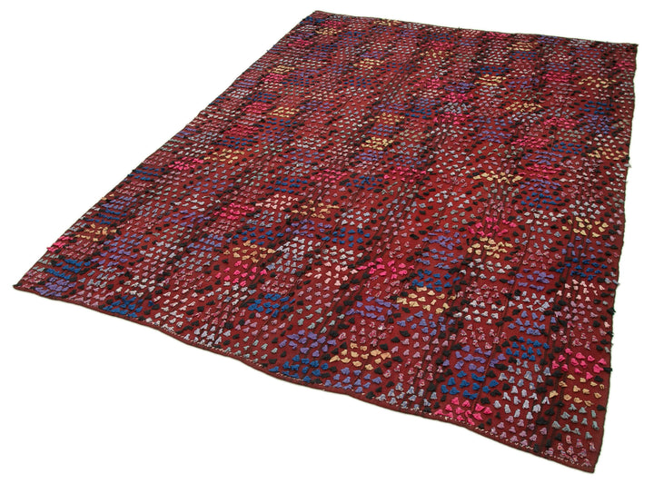 6x8 Purple Oriental Kilim Rug - 23531